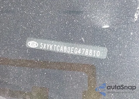 2014 Kia Sorento Lx from USA, damaged, VIN 5XYKTCA63EG478810